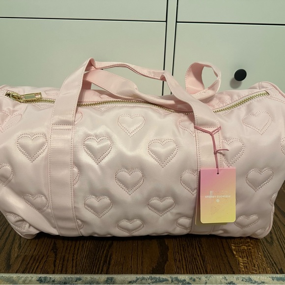 Stoney Clover Lane Bags Stoney Clover Lane X Target Pink Heart Duffle Nwt Poshmark